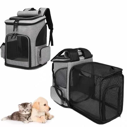 Erweiterbarer Haustierrucksack